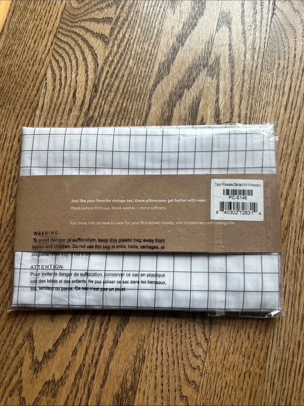 Brooklinen Classic Percale Standard Pillowcases Set of Two
